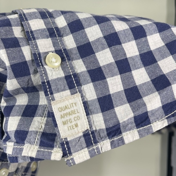 CARTER’S 3T Button Down Shirt in a Blue Checked Pattern - Picture 5 of 6
